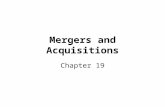 Mergers and Acquisitions Chapter 19. Mergers and Acquisitions Corporations strive to increase their earnings per share over time. Methods – “Organic”