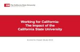 Working for California: The Impact of the California State University Economic Impact Study 2010.