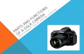 PARTS AND FUNCTIONS OF A DSLR CAMERA PHOTOGRAPHY 101 BY JUSTINE AGALOOS.