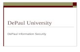 DePaul University DePaul Information Security. Today  Microsoft Baseline Security Analyzer (MBSA)  Using Internet Explorer securely  Email Privacy.