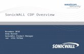 SonicWALL CDP Overview November 2010 Andy Barrow SonicWALL Product Manager +44 1753 797944.