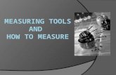 LT:  Too much or too little of an ingredient = big difference in product outcome  Learn: Which tool to use How to use meas. tools CORRECTLY.