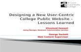 College Background  Old website  Project Research  New website Development  Implementation  Lessons learned.