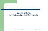 Value Added Tax S 6R.T.I.Jammu 1 Introduction to Value Added Tax Audit