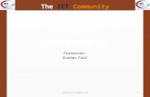 The ICT Community Presenter: Ousman Faal Prepared By Ousman Faal1.