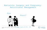 CARING FOR THE BODY, MIND & SPIRIT SINCE 1869 Bariatric Surgery and Pregnancy: Nutritional Management Pre Post? Andrea Langley RD MSc. CDE.