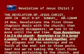 The Revelation of Jesus Christ 2 THE.REVELATION.OF.JESUS.CHRIST_ JEFF.IN ROJC 9-67 SUNDAY_ 60-1204M 24 Now, Revelations the first three chapters deals.