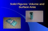 Solid Figures: Volume and Surface Area Let’s review some basic solid figures…