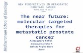 Alessandra Felici, Oncologia Medica A Istituto Regina Elena Rome The near future: molecular targeted therapies for metastatic prostate cancer NEW PERSPECTIVES.