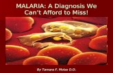 MALARIA: A Diagnosis We Can’t Afford to Miss! By Tamara F. Moise D.O.