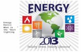 Energy Basics What is the “Best” lighting. Proprietary Information Of Energy 2013 “Sic Semper Tyrannis”