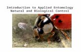 Introduction to Applied Entomology Natural and Biological Control.