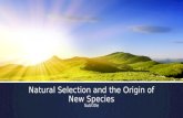 Natural Selection and the Origin of New Species Subtitle.