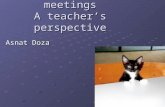 Nrich department meetings A teacherâ€™s perspective Asnat Doza