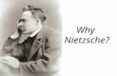 Why Nietzsche?. “Out of life's school of war: What does not destroy me, makes me stronger!” Twilight of the Idols, “Maxims and Arrows” §8.