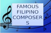 FAMOUS FILIPINO COMPOSERS. RYAN CAYABYAB RYAN CAYABYAB Born : May 4, 1954 Birthplace:Manila Race:Asian Field:Composer Warmly known as Mr. C, born Raymundo.