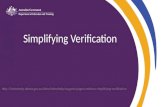 Simplifying Verification http://heimshelp.deewr.gov.au/sites/heimshelp/support/pages/webinar-simplifying-verification.