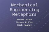 Mechanical Engineering Metaphors Reuben Frank Thomas Miller Nick Wagner.