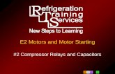 E2 Motors and Motor Starting #2 Compressor Relays and Capacitors.