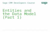 Sage CRM Developers Course Entities and the Data Model (Part 1)