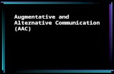 Augmentative and Alternative Communication (AAC).