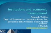 Pasquale Tridico Dept. of Economics - University Roma Tre, Economia della Crescita e del Capitale Umano, II Modulo tridico@uniroma3.it tridico@uniroma3.it.