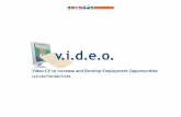 V.I.D.E.O. Video-cv to Increase and Develop Employment Opportunities THE V.I.D.E.O. PROJECT: STATE OF THE ART AND OUTCOMES OF THE EXPERIMENTATION ACTIVITY.