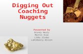 Title of Training Digging Out Coaching Nuggets Presented by Brandy Nealy Martin Osae Libby Sluder LaKimberly Wilson.