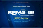 BCMA Overview Resource Patient Management System.