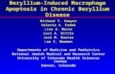 Beryllium-Induced Macrophage Apoptosis in Chronic Beryllium Disease Richard T. Sawyer Valerie A. Fadok Lisa A. Maier Lori A. Kittle Jack M. Routes Lee.