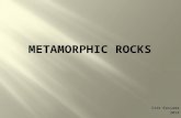 Sire Kassama 2014.  Metamorphic Rocks: Rocks created through intense heat or pressure  Are good examples of metamorphic rock: gneiss, schist, slate,