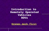 Introduction to Remotely Operated Vehicles ROVs Drones mark first.