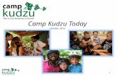 Camp Kudzu Today October, 2012 1. Camp Kudzu’s Mission Adopted April, 2010 2 “Camp Kudzu educates, inspires and empowers children with diabetes. ‘Til.