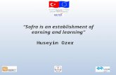 Bu proje Avrupa Birliği ve Türkiye Cumhuriyeti tarafından finanse edilmektedir. “Sofra is an establishment of earning and learning” Huseyin Ozer.