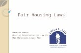 Fair Housing Laws Mawerdi Hamid Housing Discrimination Law Project Mid-Minnesota Legal Aid.