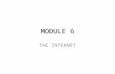 MODULE 6 THE INTERNET. Introduction to the Internet and World Wide Web A computer network is a communication system that connects two or more computers.