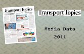 Media Data 2011 2011.  Transport Topics – The weekly newspaper for the Freight Transportation Industry. Published continuously by The American Trucking.