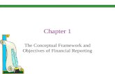 Chapter 1 The Conceptual Framework and Objectives of Financial Reporting.