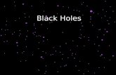 Black Holes. Outline: Black Holes Escape velocity Definition of a black hole Event horizon Gravitational redshift & time dilation Tidal forces of black.