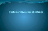 Postoperative Respiratory and Airway Complications Respiratory problems are the most frequently encountered complications in the PACU(post- anaesthesia.
