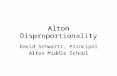 Alton Disproportionality David Schwartz, Principal Alton Middle School