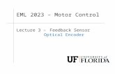 EML 2023 – Motor Control Lecture 3 – Feedback Sensor Optical Encoder.