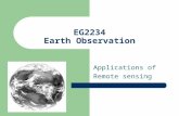 EG2234 Earth Observation Applications of Remote sensing.