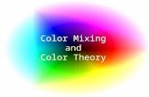 Color Mixing and Color Theory. PRIMARY COLORS Primary are the three colors that cannot be mixed, but when mixed together can create any color. These colors.