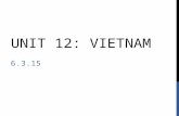 UNIT 12: VIETNAM 6.3.15. PART 1 EARLY VIETNAM WAR PROTESTS.