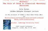 1 Henry Thornton and Some of his Famous Readers: The Role of Gold in Classical Monetary Doctrine Arie Arnon Jérôme-Adolphe Blanqui Lecture In the occasion.