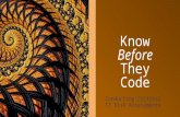 Know Before They Code Conducting Critical IT Risk Assessments.