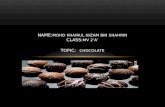 NAME: MOHD KHAIRUL NIZAM BIN SHAHRIN CLASS: MV 2’A’ TOPIC: CHOCOLATE.