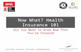 Now What? Health Insurance 101 All You Need to Know Now That You’re Covered.