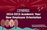 2014-2015 Academic Year New Employee Orientation.